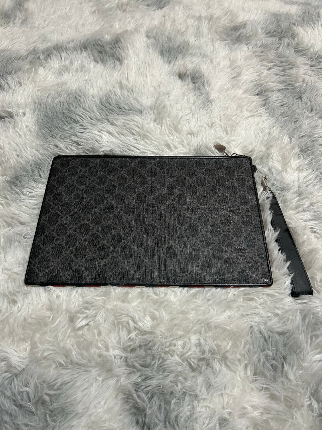 구찌 나이트 쿠리에 GG 수프림 캔버스 클러치 상품이미지2