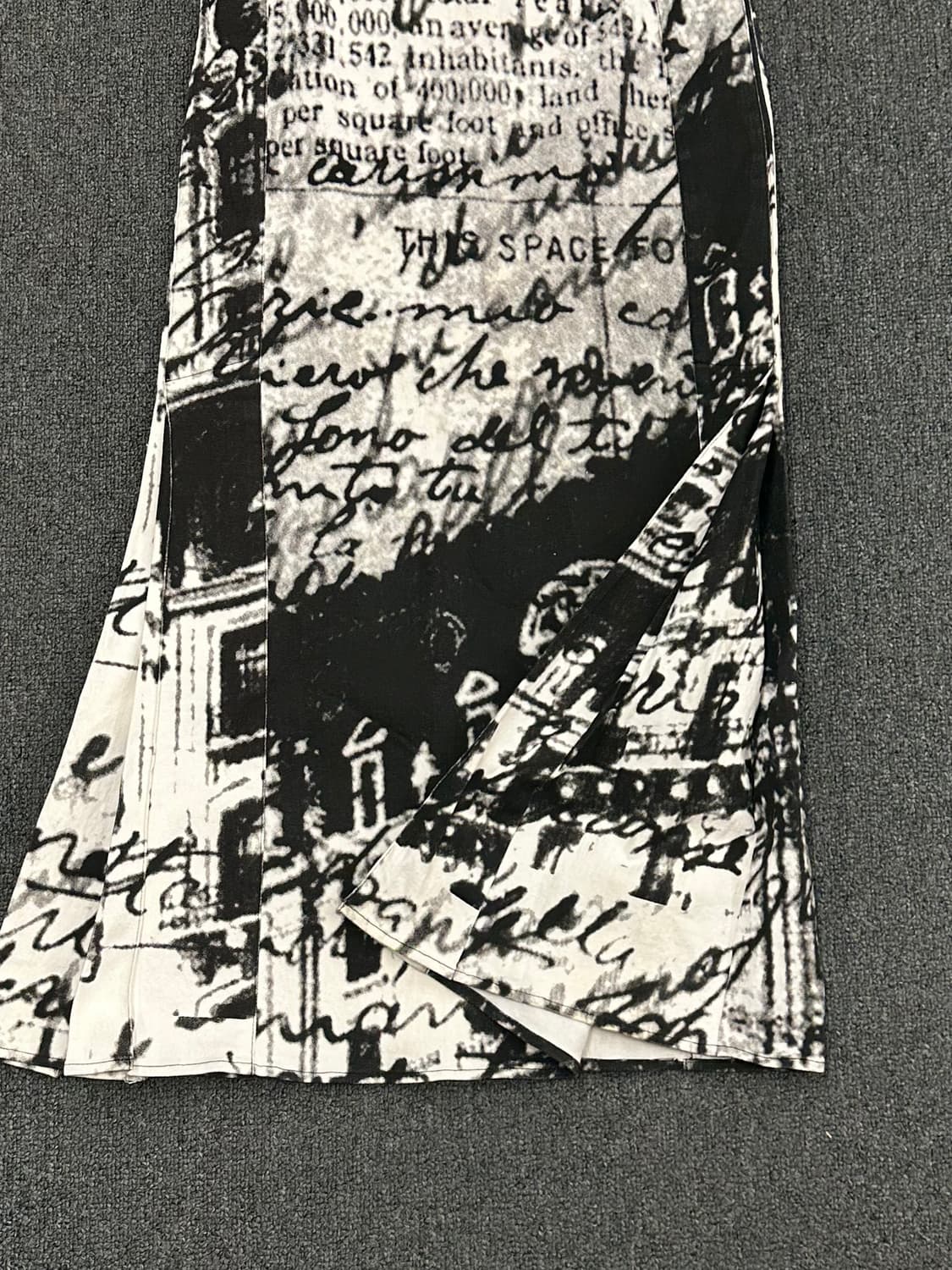 40)DEUX 빈티지 프린트 롱 스커트 상품이미지2