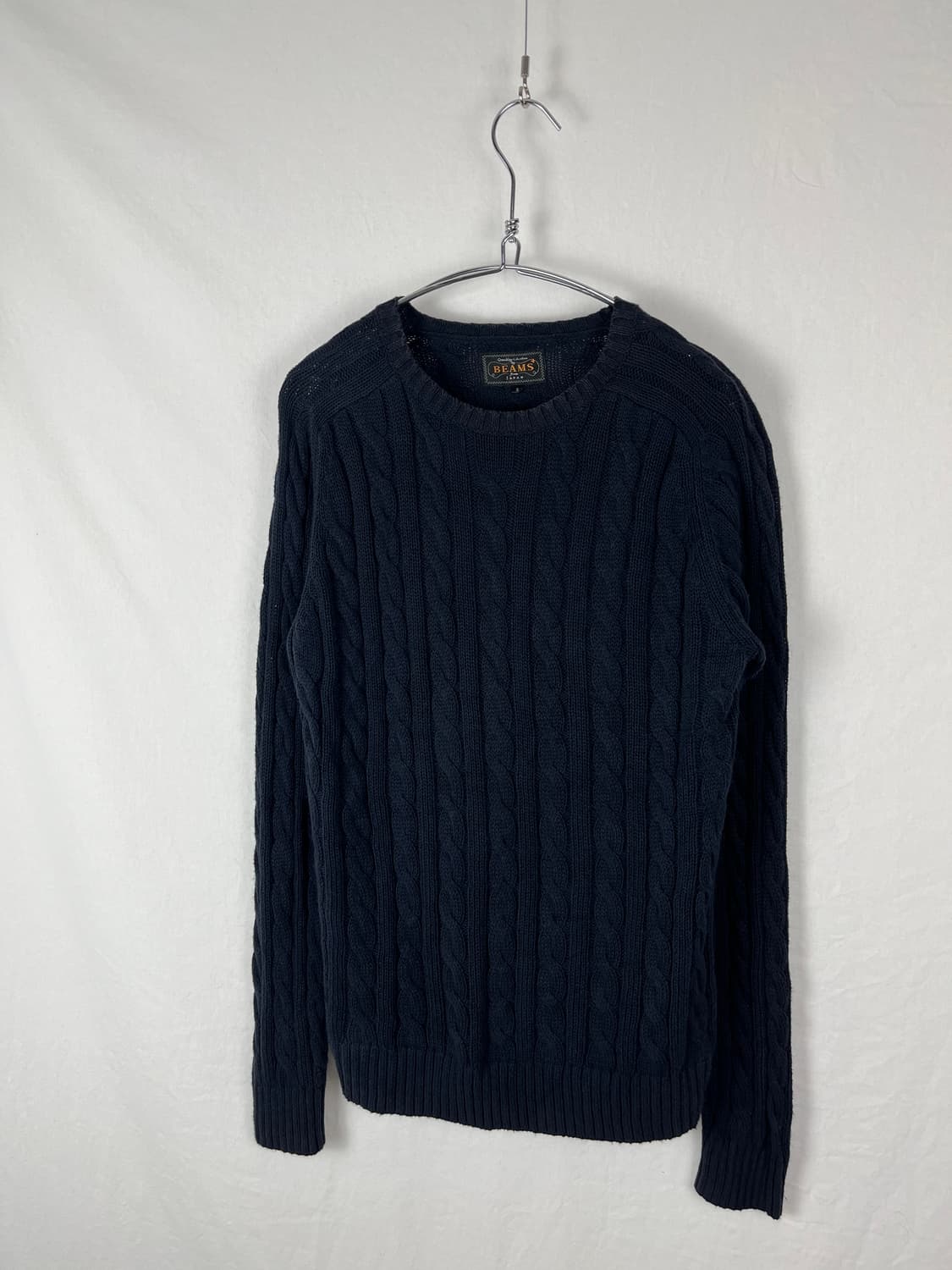 Beams Plus 꽈베기 네이비 니트  상품이미지3