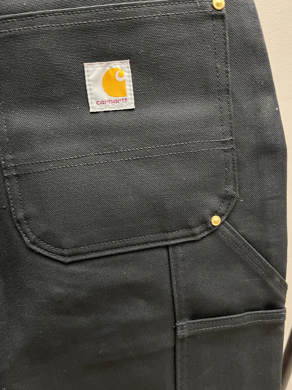 [새제품]칼하트 B01 더블니 워크팬츠 블랙 36x32 판매합니다 상품이미지5