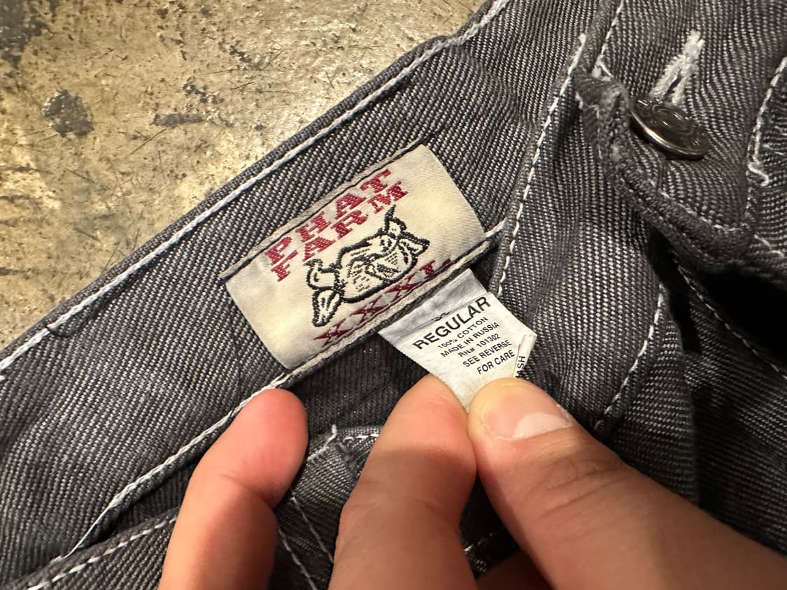 빈티지 펫팜 데님 반바지  상품이미지6