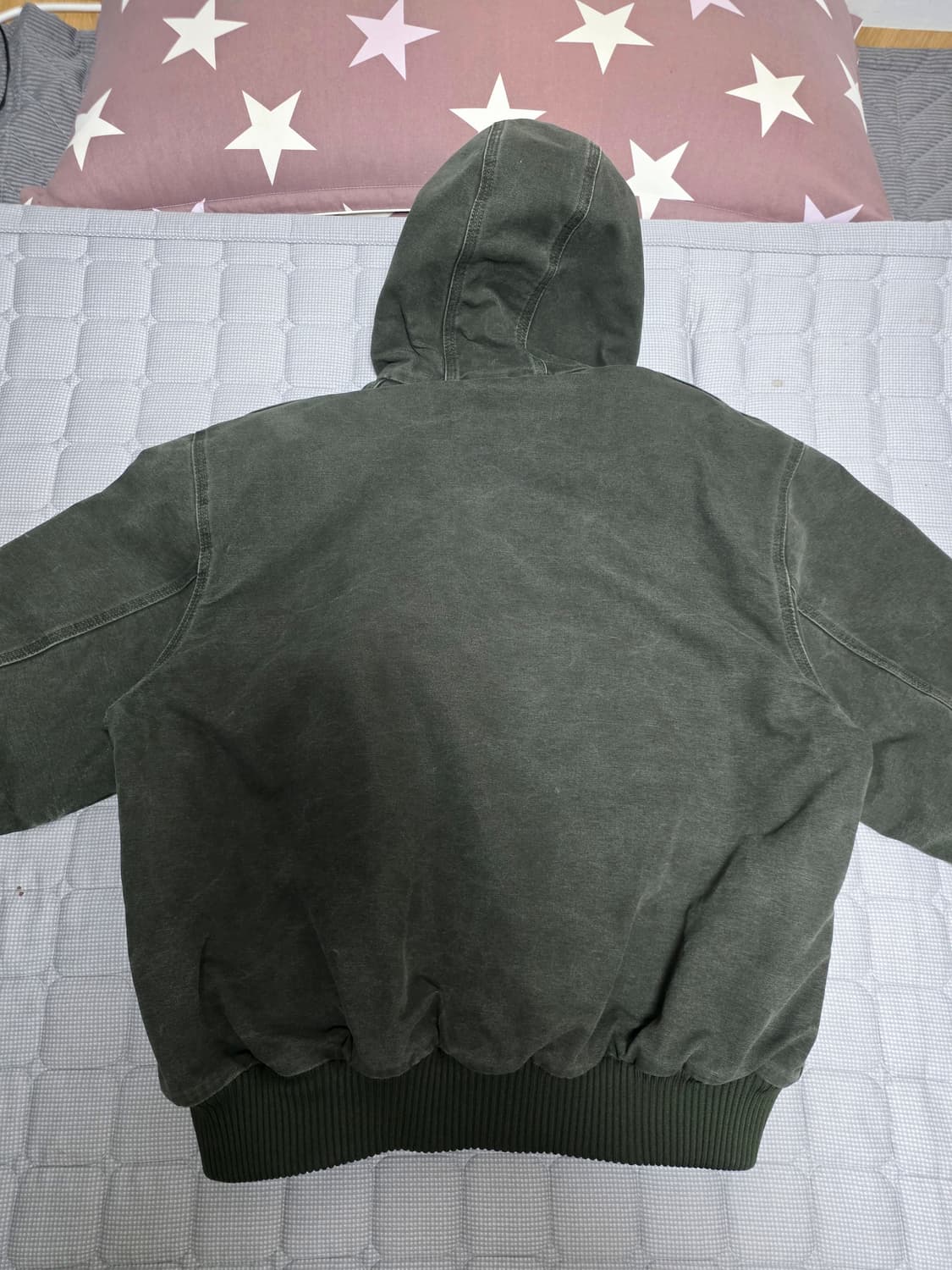 칼하트 J130 MOS 2XL 덕 액티브 후드자켓 모스그린 상품이미지4