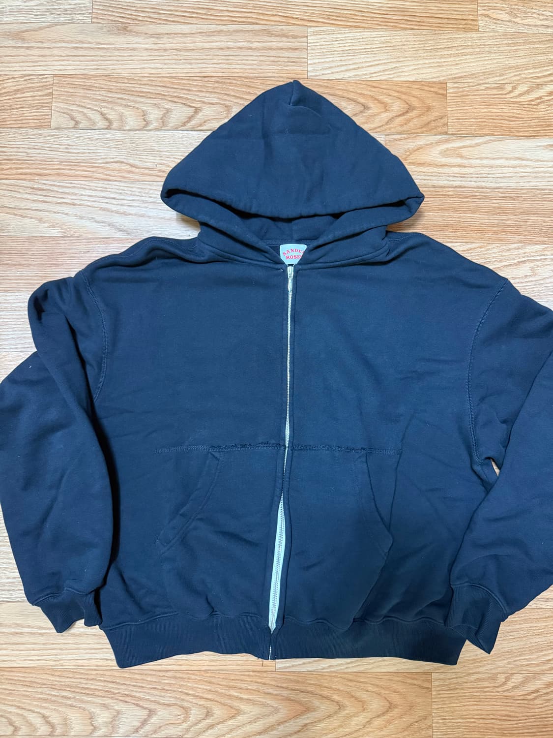 [2] 샌디앤로지스 patt classic 후드집업 블랙 팝니다! 상품이미지1