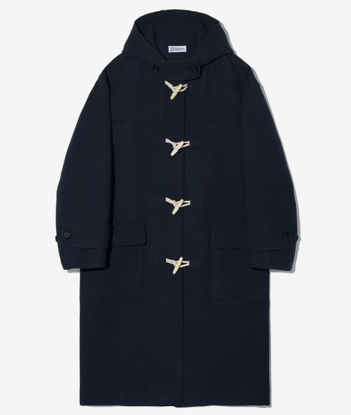 파트티멘토 오버사이즈 멜톤 더플 롱 코트 상품이미지1