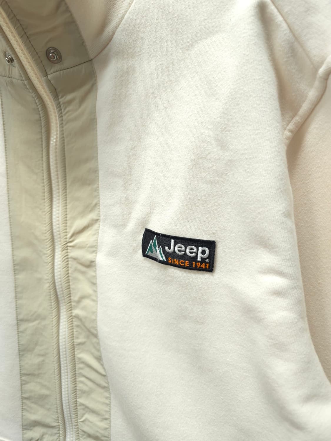 지프(JEEP) 스웨트 나일론 믹스집업 (105~110) 상품이미지2