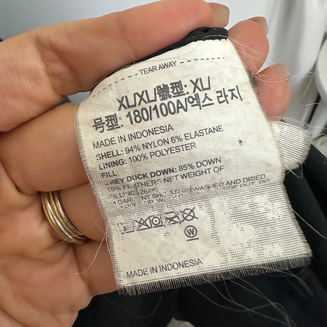   언더아머 남자 덕다운 롱패딩 점퍼 검정 XL 상품이미지7