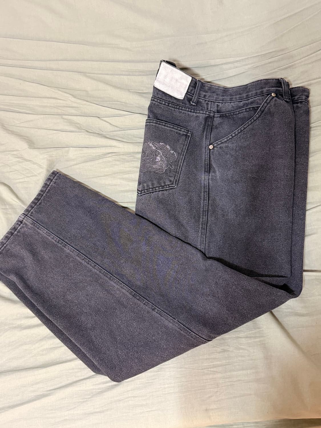 스웨이드 CONTOUR POCKET DENIM 블랙 L사이즈 상품이미지2