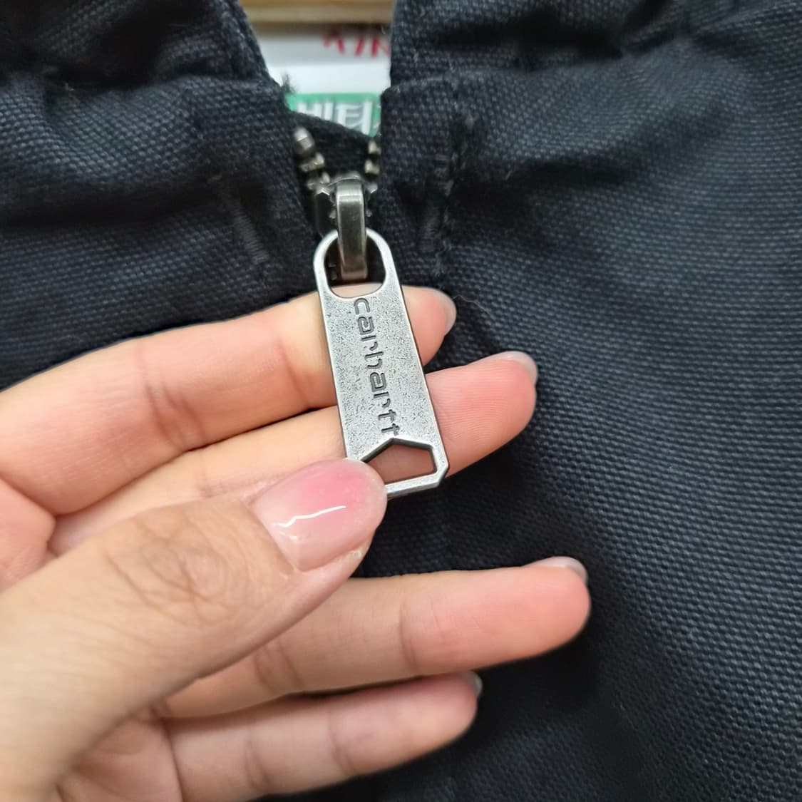 칼하트 블랙 후드 액티브 자켓 남녀공용 M 상품이미지4