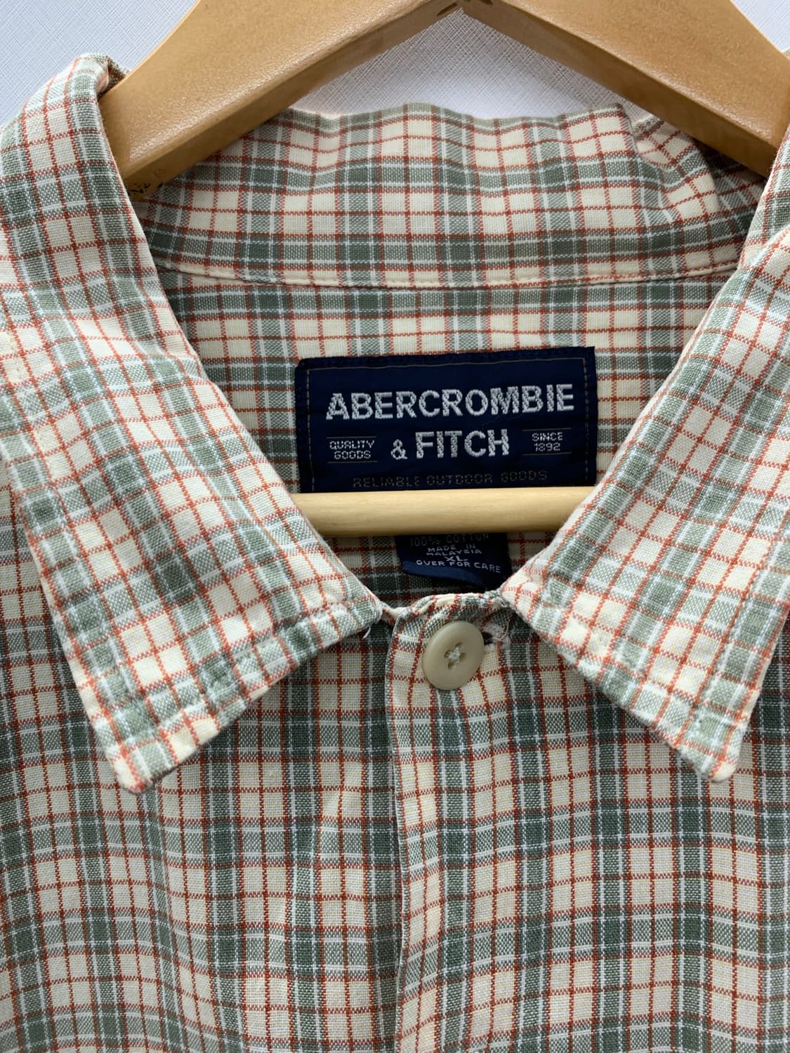 아베크롬비 오버핏 체크 셔츠 상품이미지6