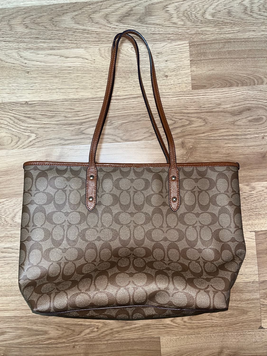 코치 시그니처 캔버스 시티 토트백 상품이미지2