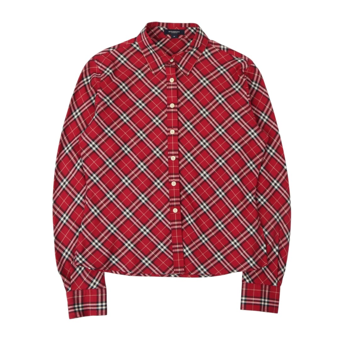 버버리 런던 우먼스 레드 노바체크 셔츠 상품이미지1