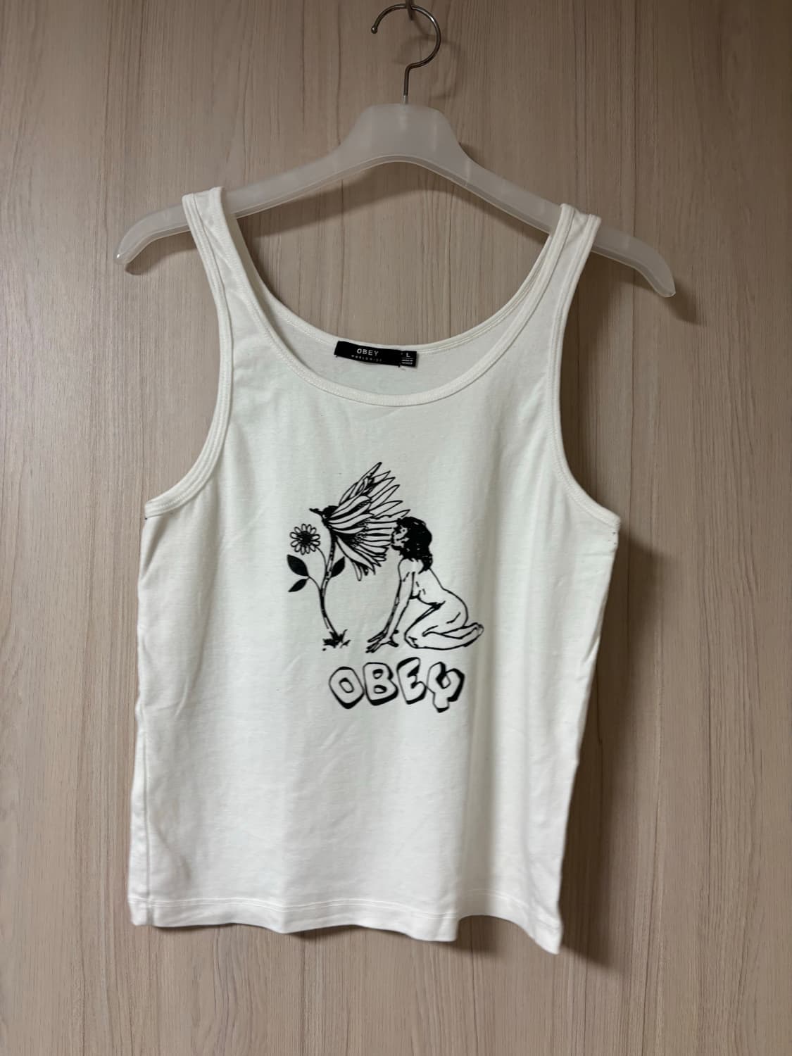 obey 우먼즈 슬리브리스 라지사이즈 상품이미지1