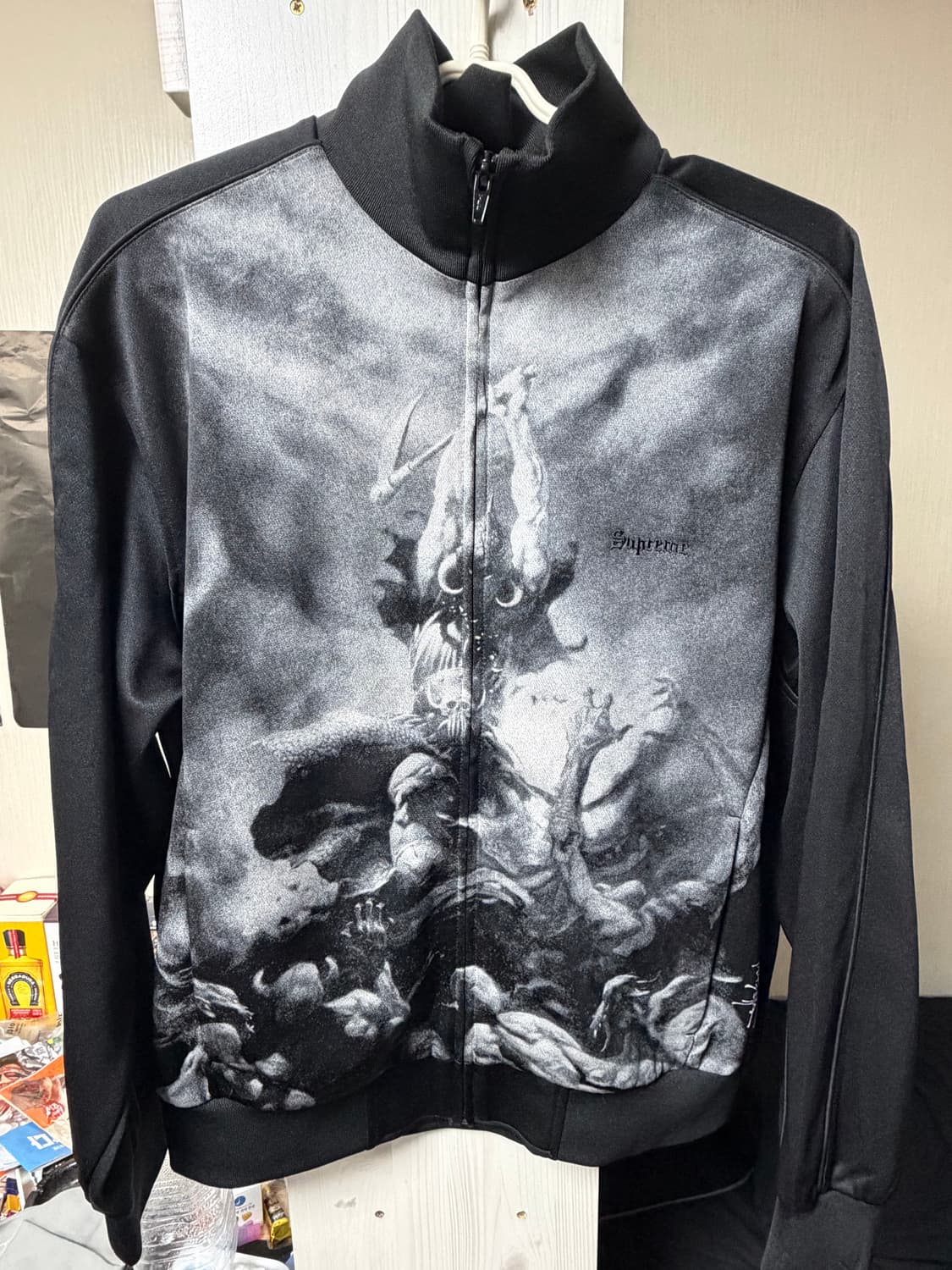 [M -> L, XL] 슈프림 프라제타 트랙 자켓 블랙 교환 구합니다 상품이미지3