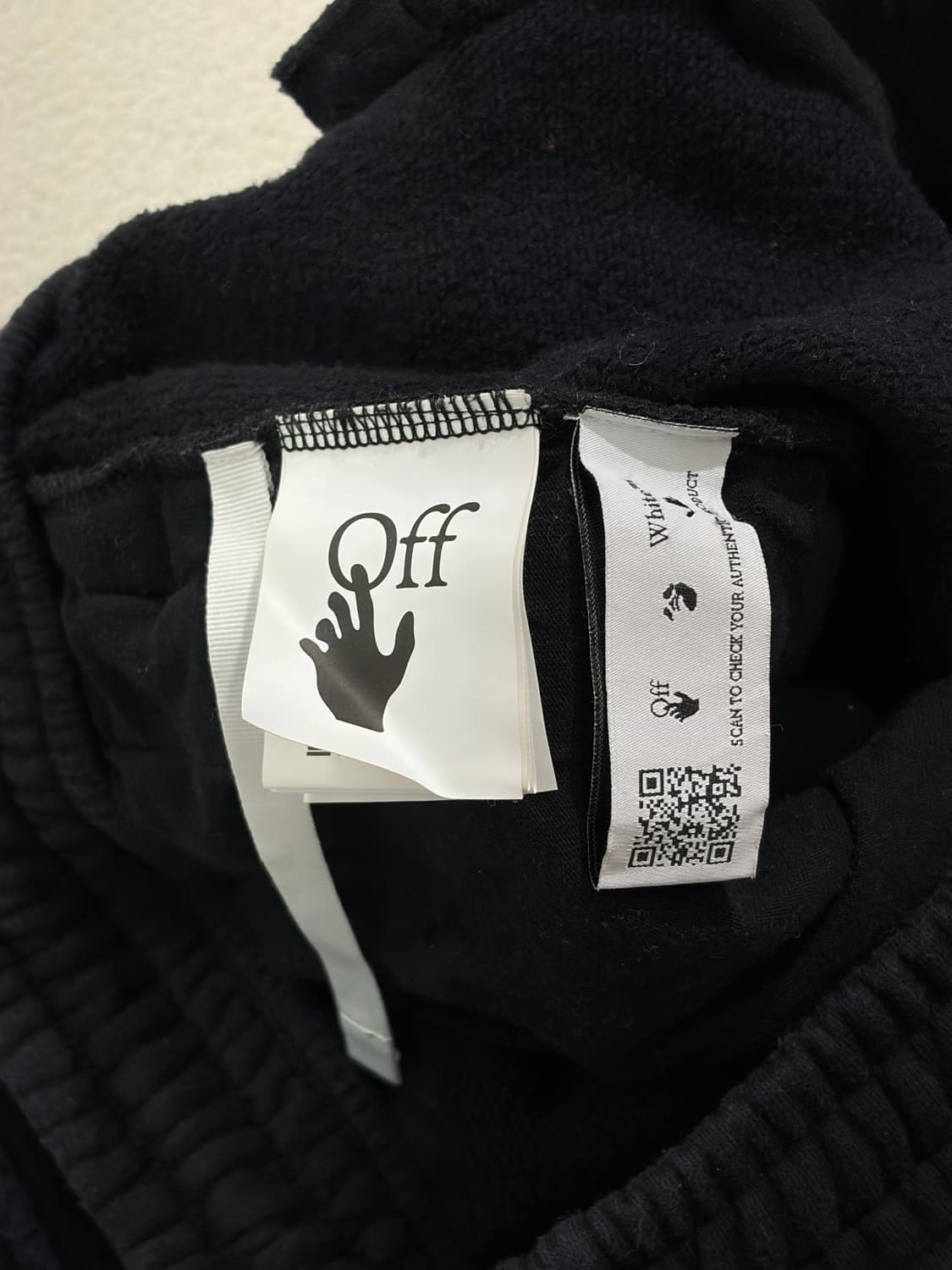 오프화이트 카라바지오 애로우 스웻 쇼츠 반바지 XL 상품이미지4