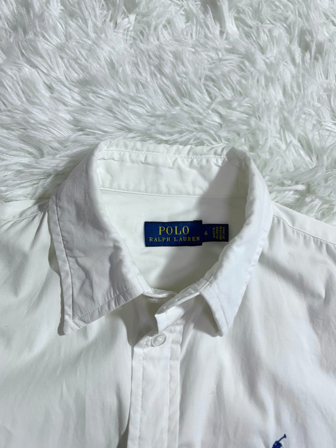 폴로 랄프로렌 네이비포니 화이트 셔츠  상품이미지5