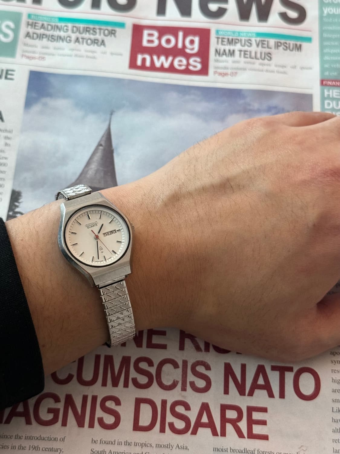 세이코 Seiko 쿼츠 데이 데이트 상품이미지4