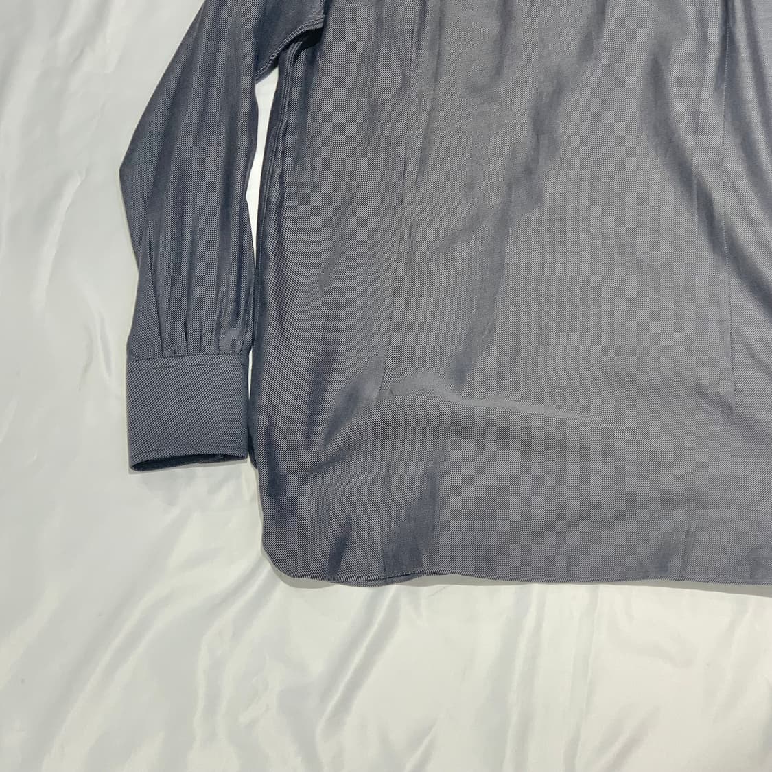 Gucci Charcoal Herringbone Shirt 구찌 해링본 상품이미지10