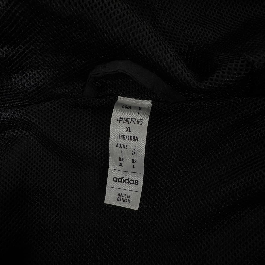 아디다스 티로 윈드브레이커 바람막이 XL 사이즈 블랙 상품이미지3