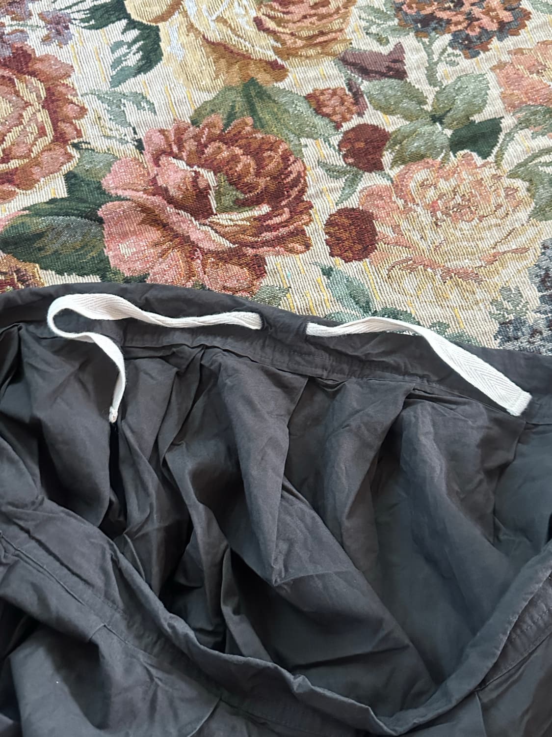 먹색 미디스커트 상품이미지3