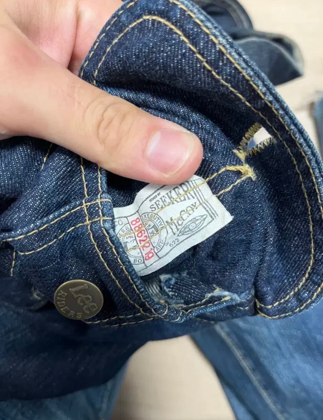 리얼맥코이 lee 101 j복각 데님자켓 44사이즈 상품이미지6