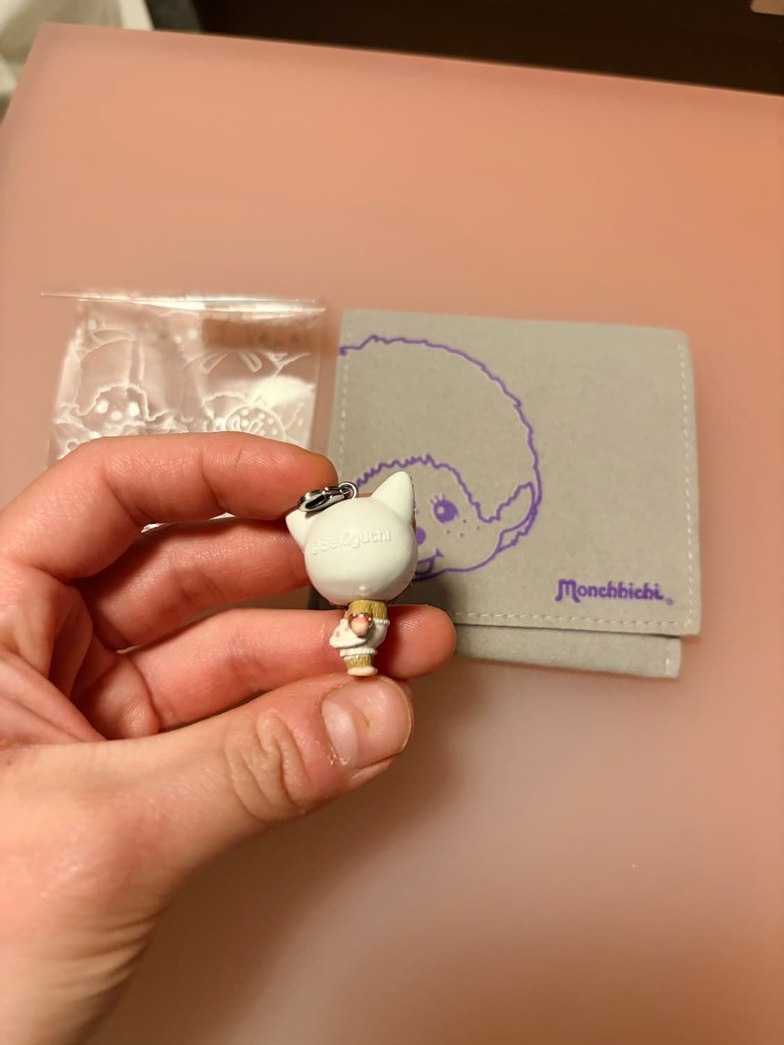 몬치치 스와로브스키 고양이 목걸이 챰 상품이미지4