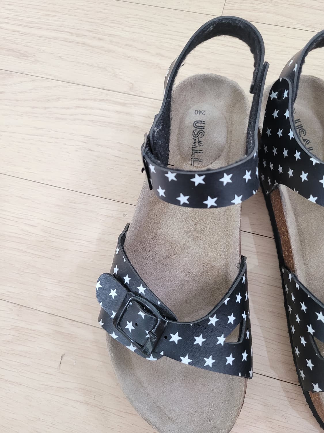 유솔 USALL 여아 샌들 240 블랙 상품이미지7