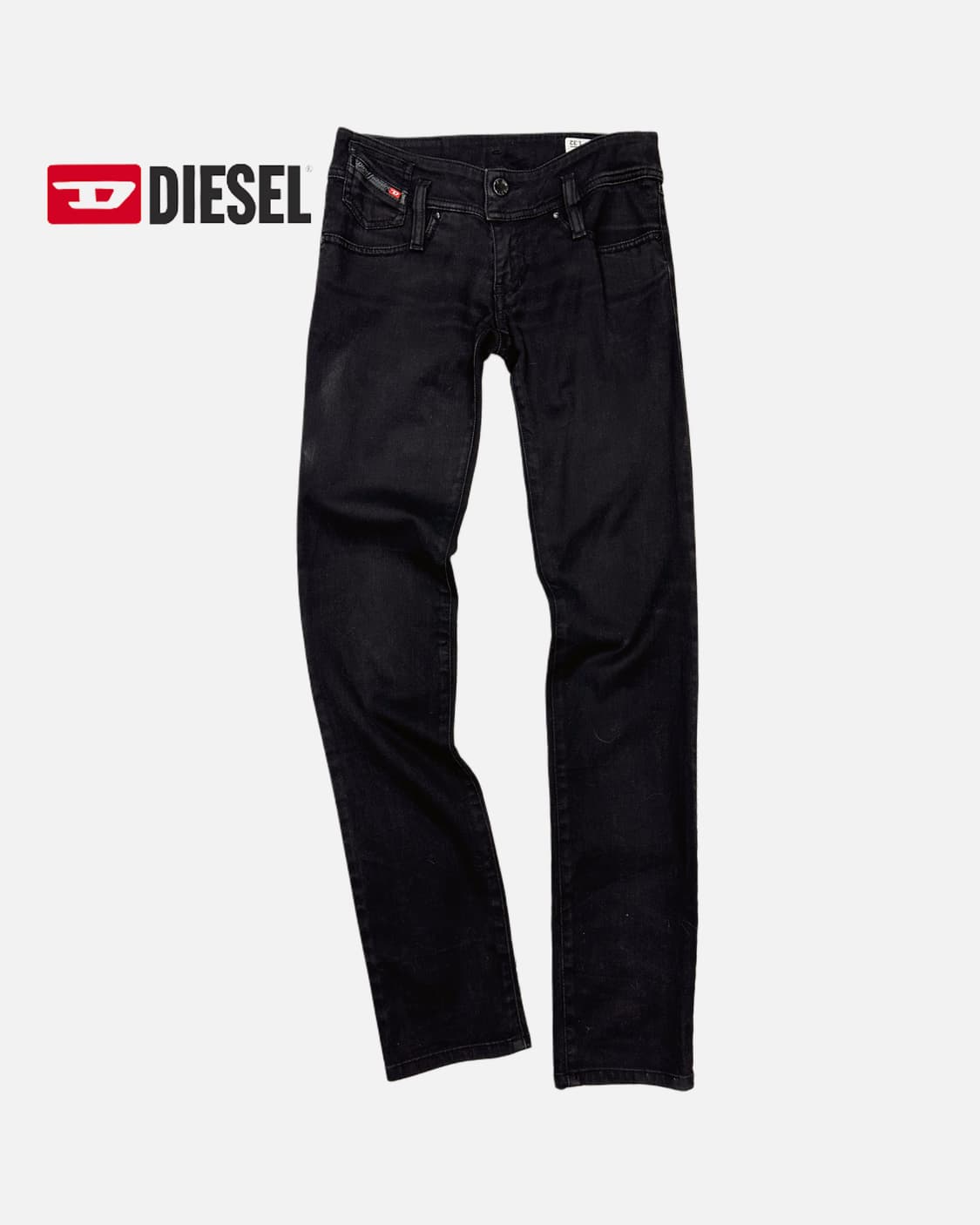 DIESEL low-rise black slim jean 상품이미지1