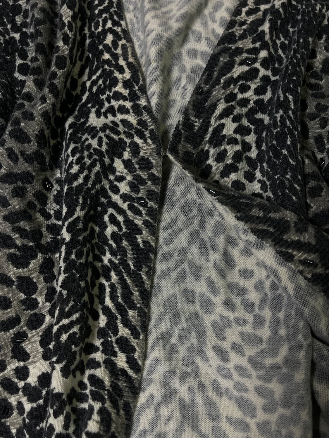 leopard one button cardigan 상품이미지6