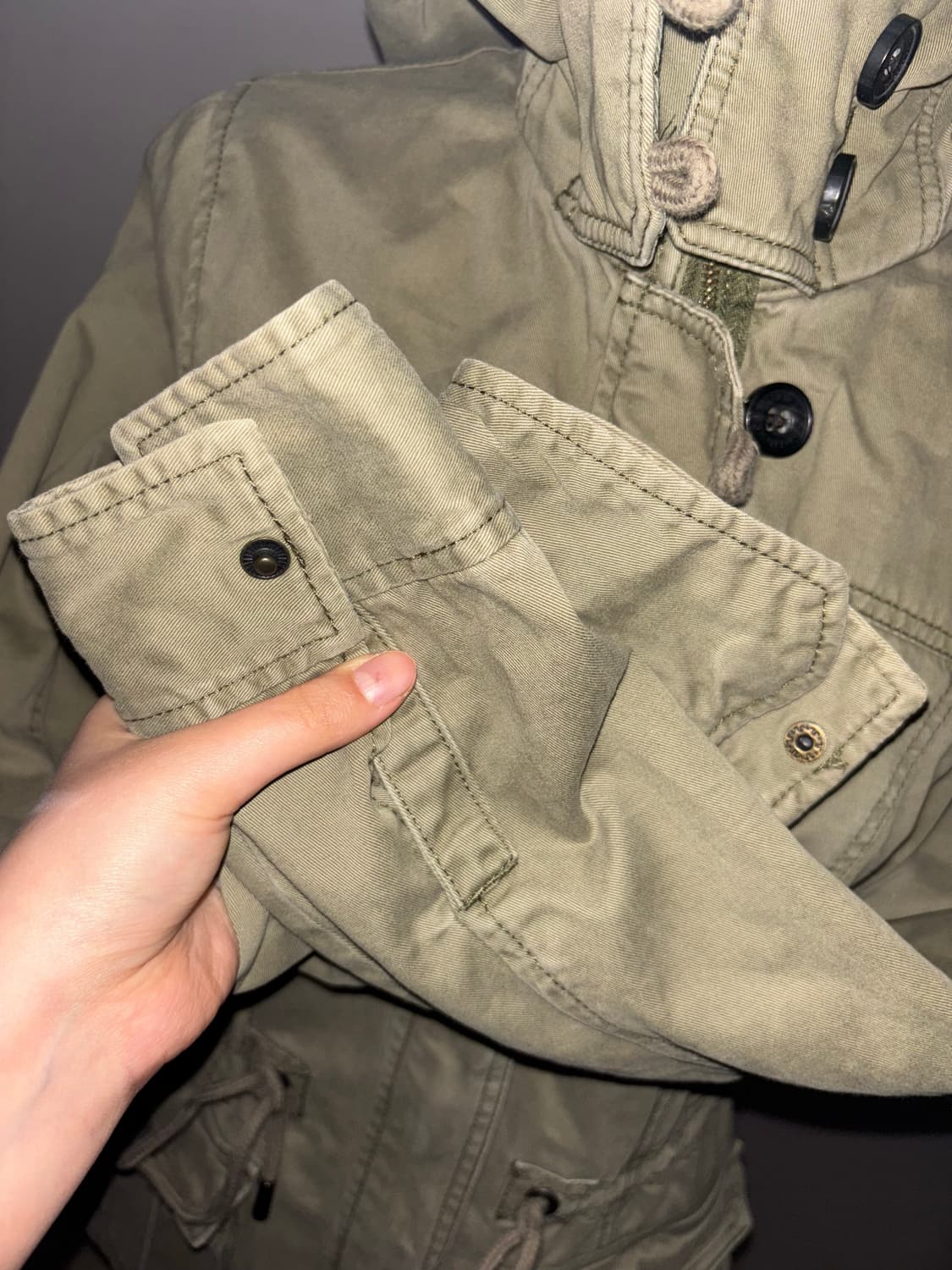 🚨연말세일🚨Abercrombie khaki jacket 상품이미지6