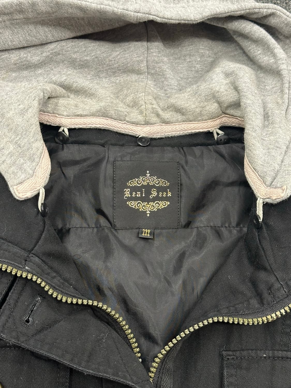 M)Japanese vintage 여성 유틸리티 후드 베스트 상품이미지3