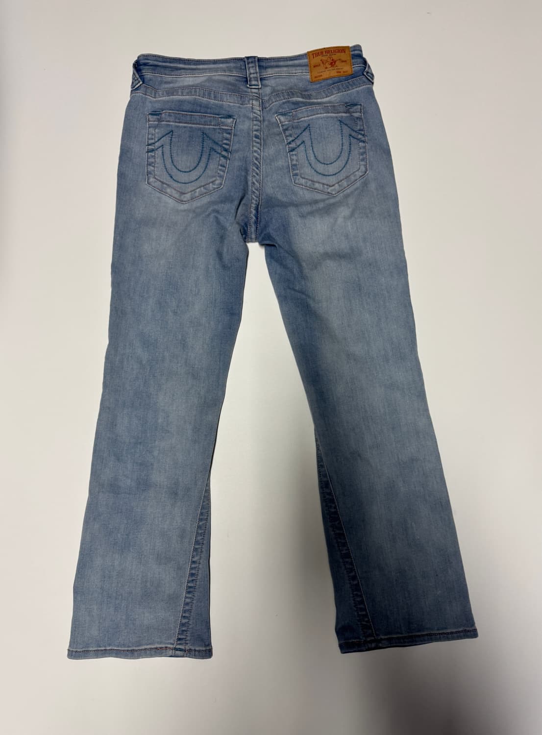 여성 트루릴리전 월드투어 스판 세미 부츠컷 데님팬츠 29.9인치 상품이미지1