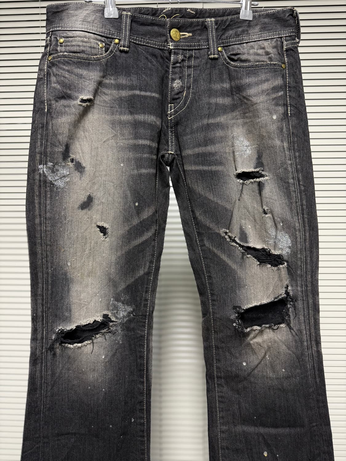 vanquish 부츠컷 데님 팬츠 상품이미지3