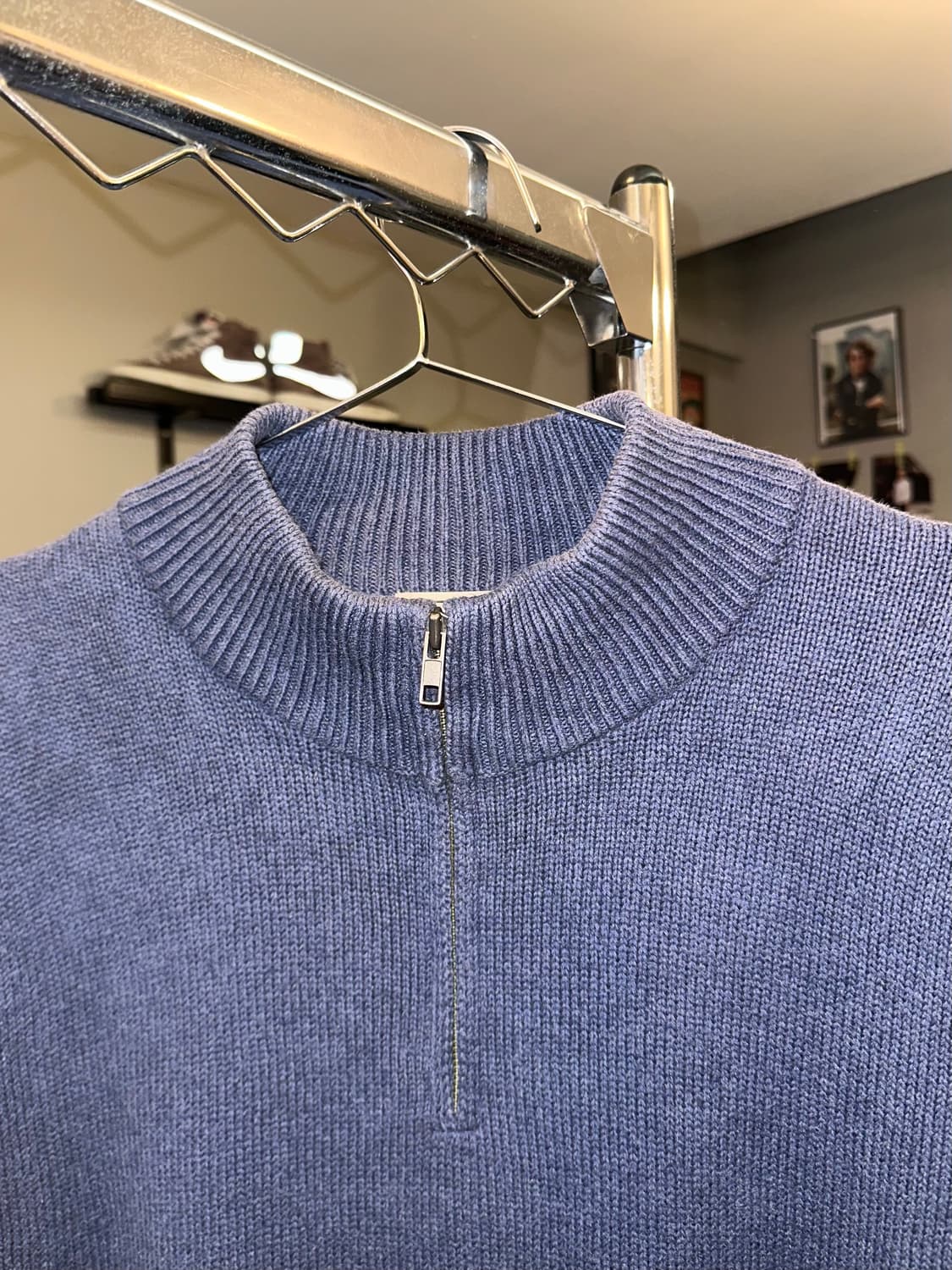 LL Bean material cotton kit half zip-up 상품이미지3