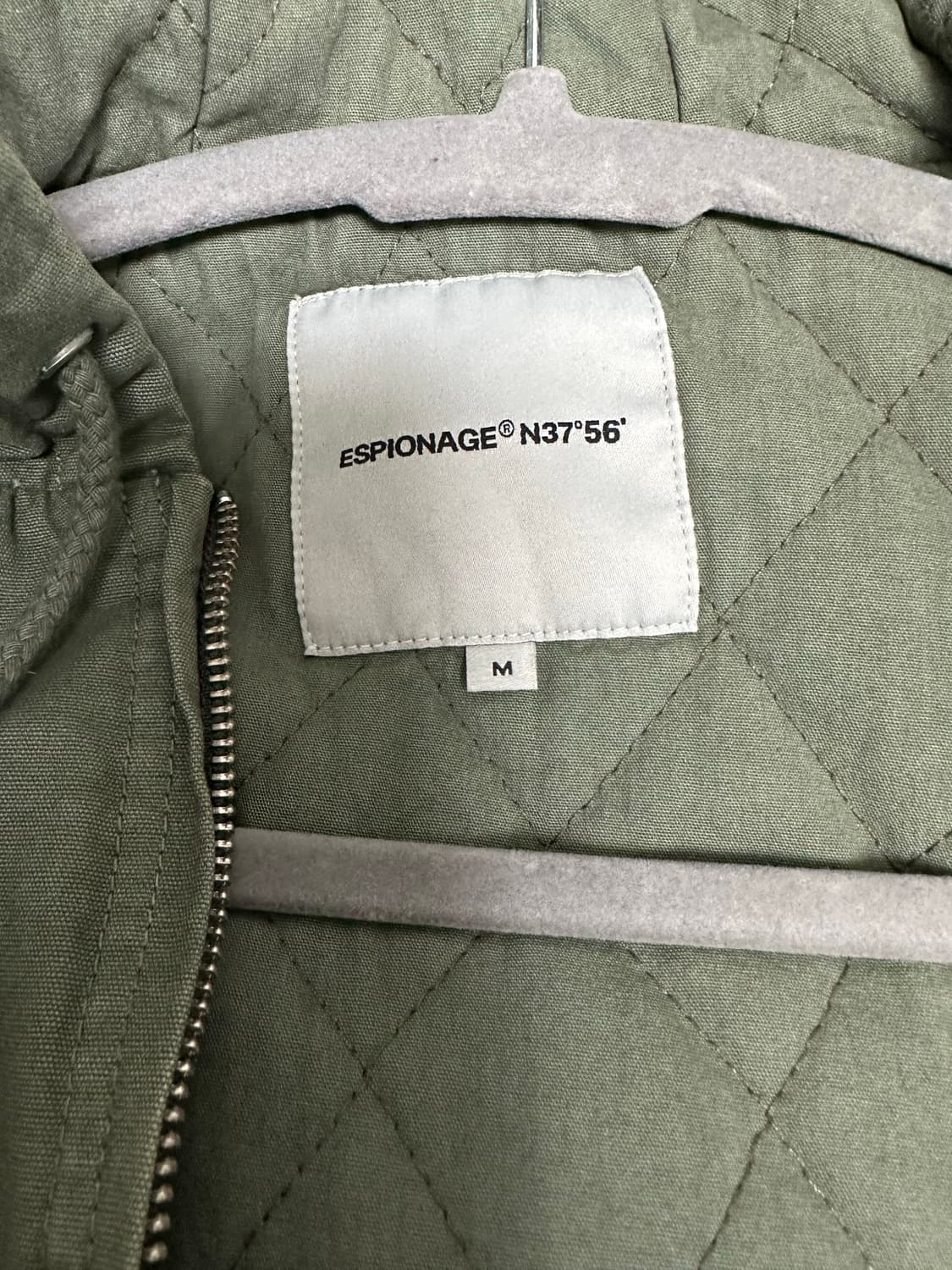 에스피오나지 오버다이드 후디드 워크자켓 피그먼트 올리브 M 상품이미지2