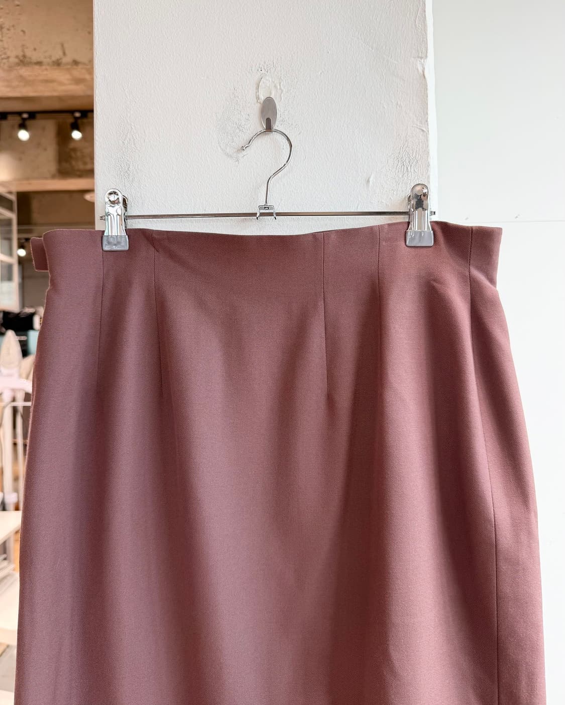 셀린느 딥핑크 랩 미디스커트  상품이미지7