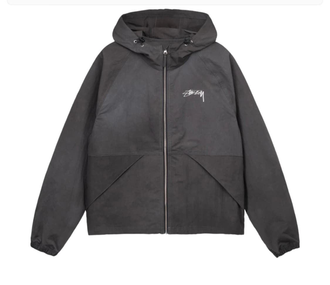 스투시 웨이브 다이 쉘 자켓 블랙 s (115647) 상품이미지1