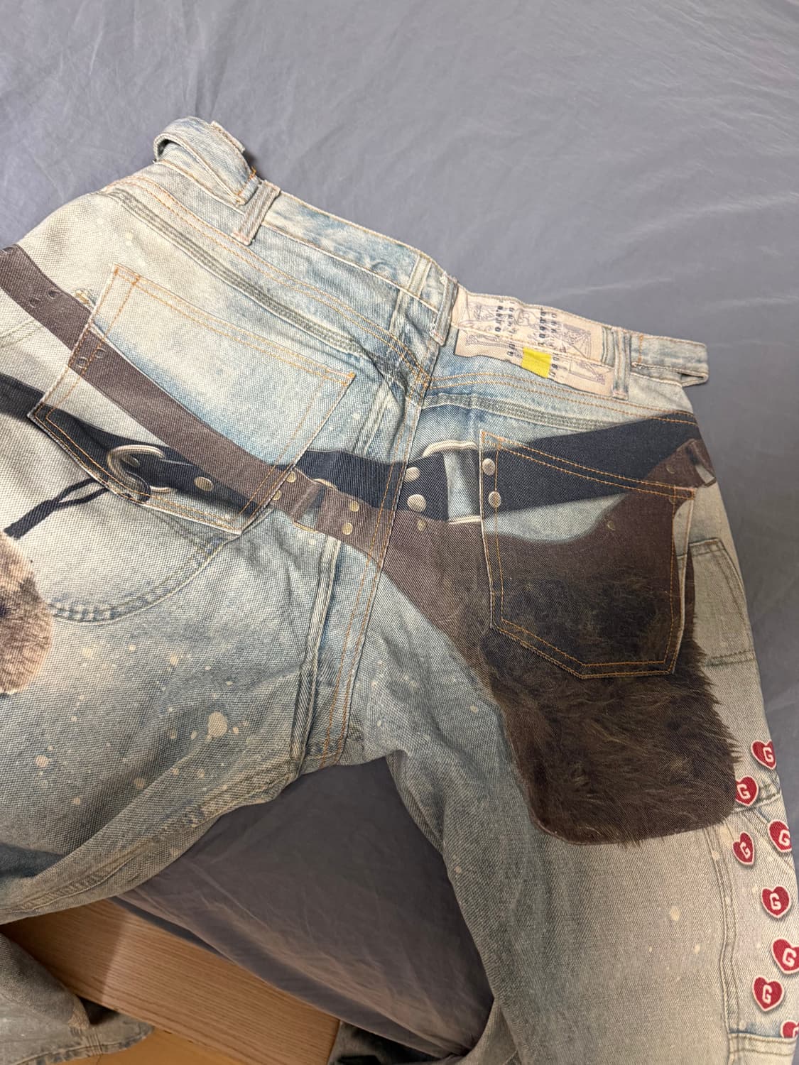 그레일즈 키체인 일루젼 데님팬츠 블루 상품이미지2