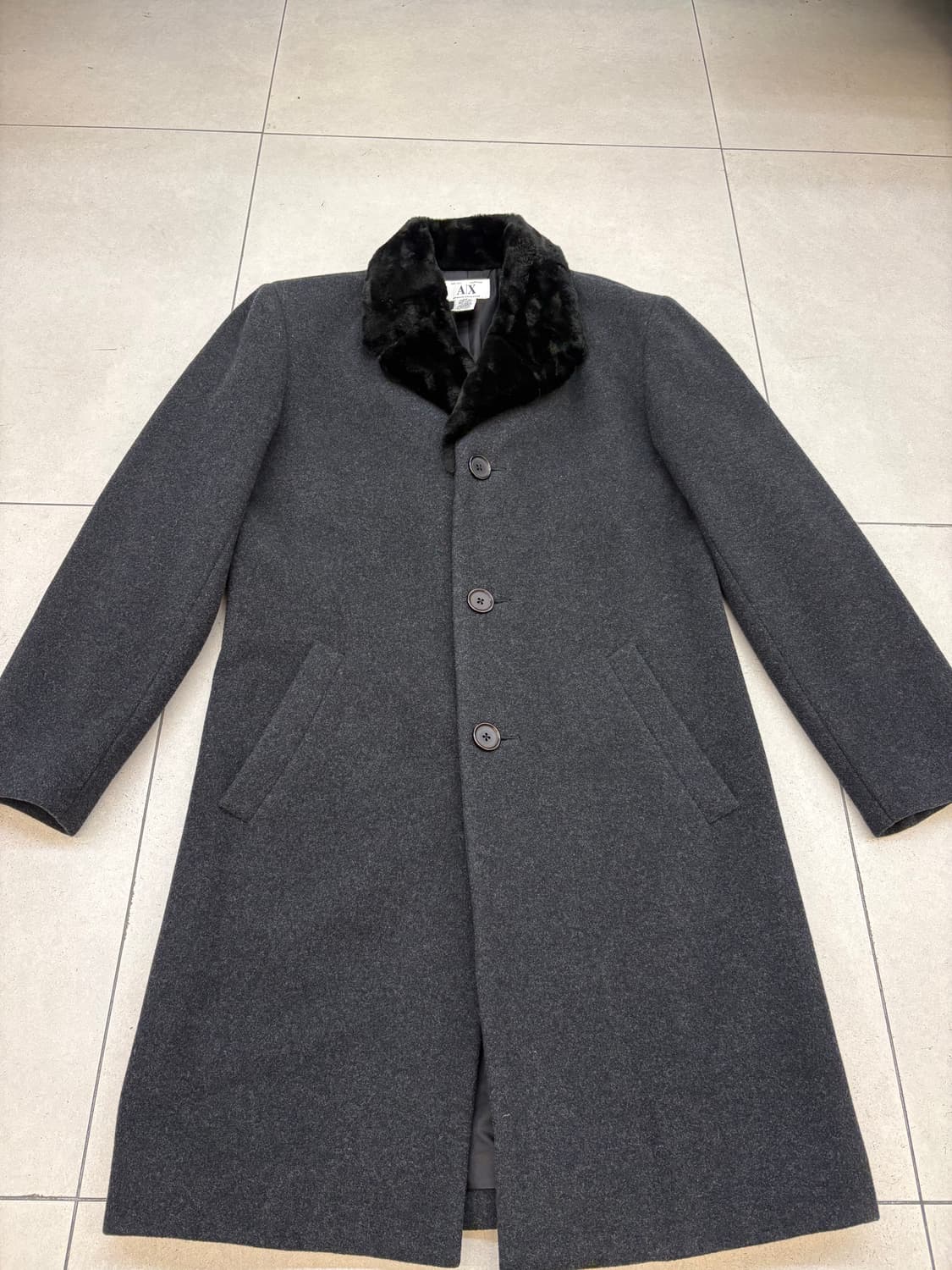 [ 38 ] 아르마니 익스체인지 퍼카라 울 코트 상품이미지2