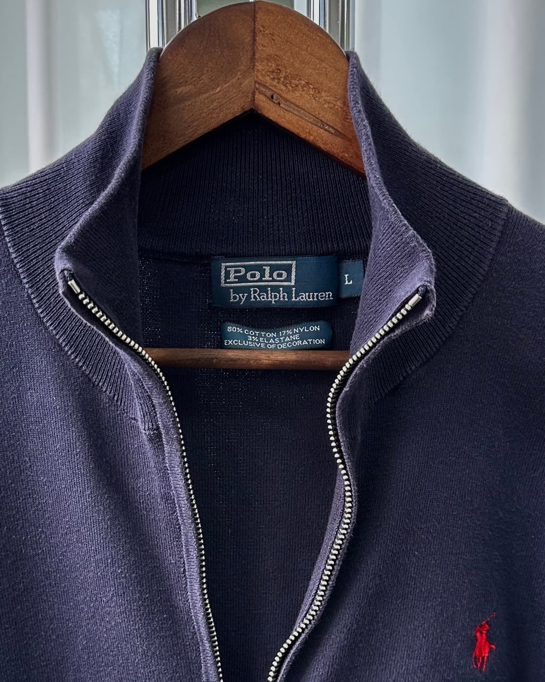 [L]폴로 랄프로렌 투웨이 니트 집업 navy 상품이미지7