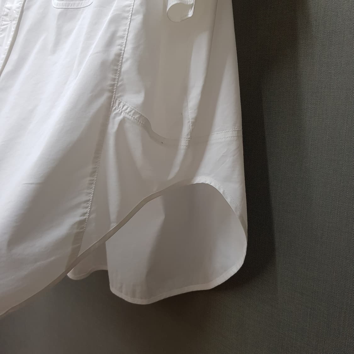 오즈세컨 2022 빅카라 플랩포켓 반팔 셔츠블라우스 M사이즈 상품이미지4