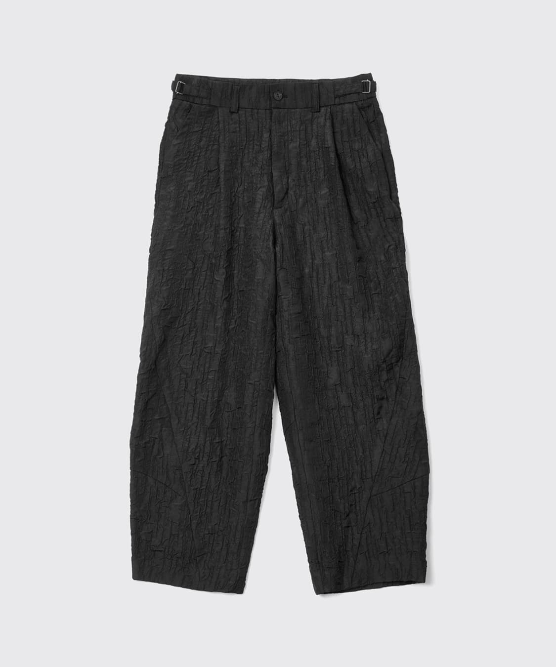 해칭룸 트라이앵글 트라우저 크리즈 블랙 [3] 상품이미지1