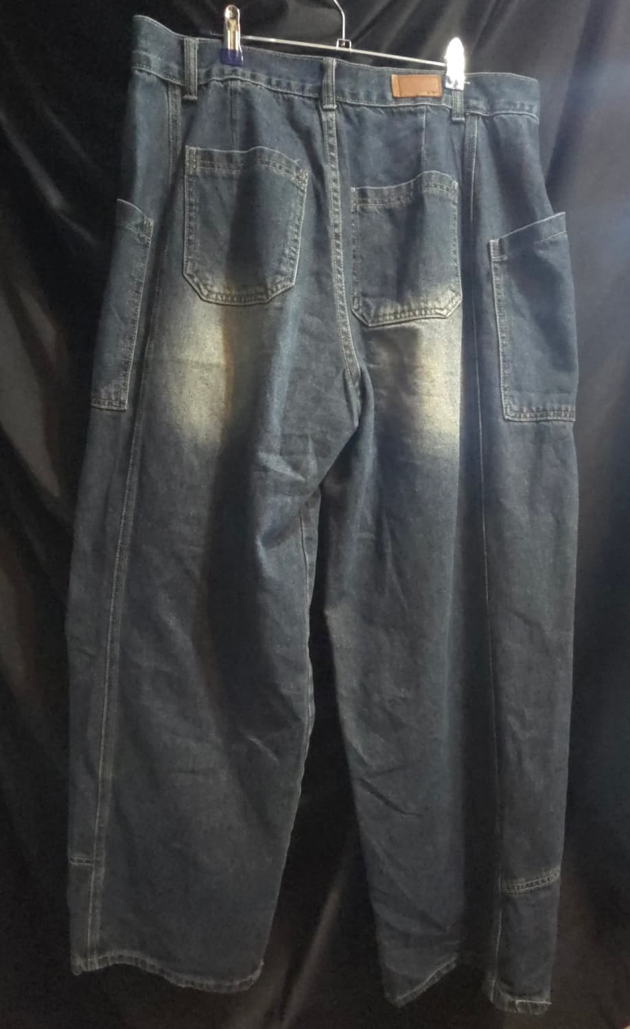 버던트 컨스트럭션 와이드 데님 팬츠_샌드블루 상품이미지6