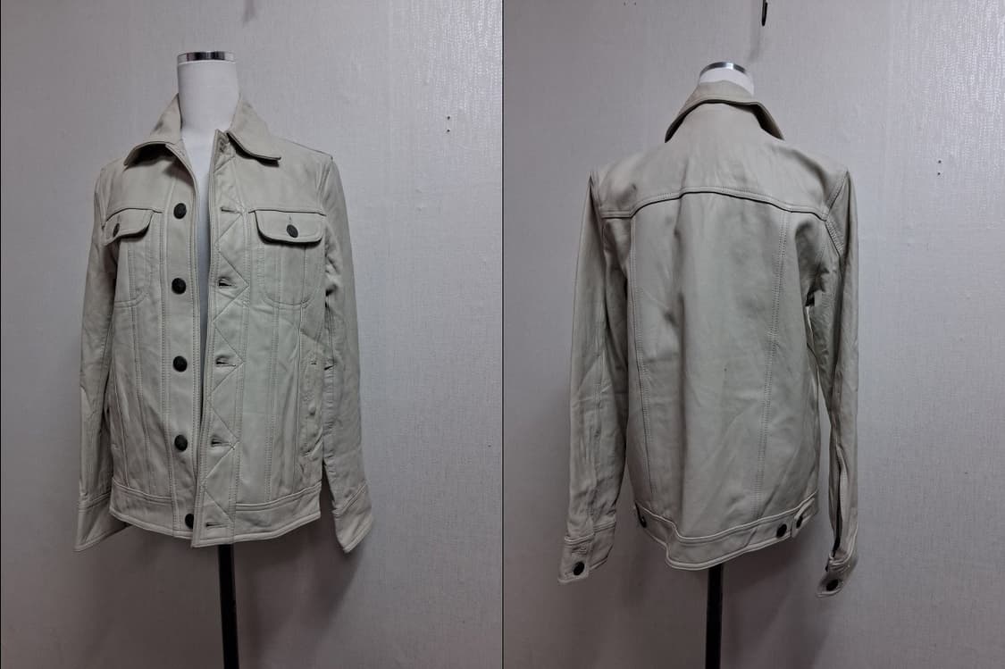 JACKROSE 잭로즈 가죽 라이더쟈켓 소가죽 남성S 상품이미지3