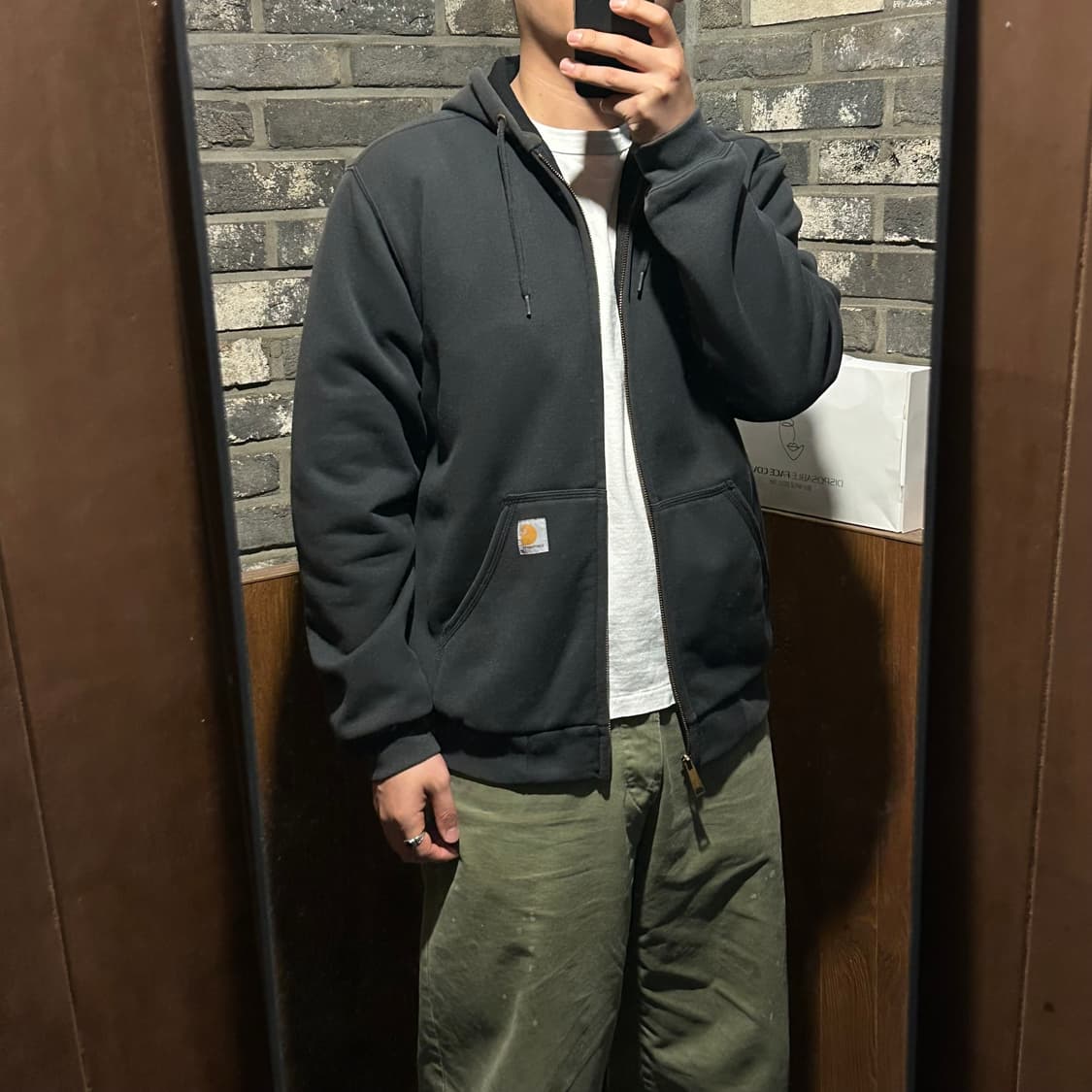 S) 칼하트 레인디펜더 워크웨어 써멀 후드집업 T80 상품이미지10