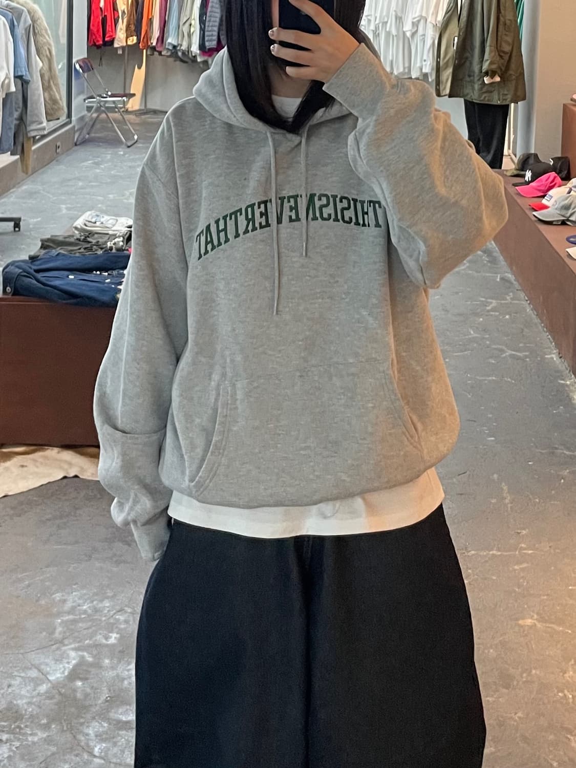 디스이즈네버댓 그레이 후드티 H2018 상품이미지1