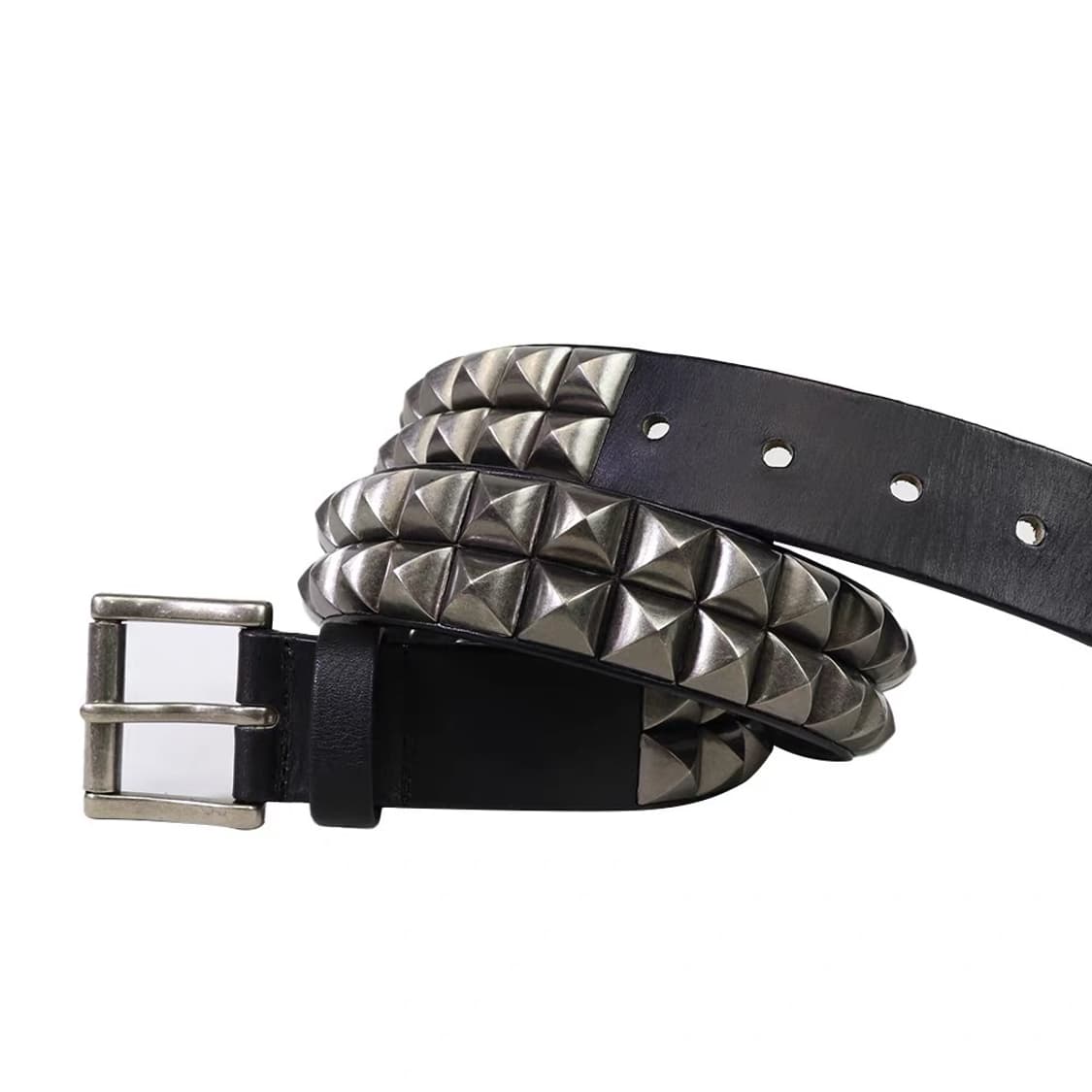 Vintage Grid Stud Belt 상품이미지2