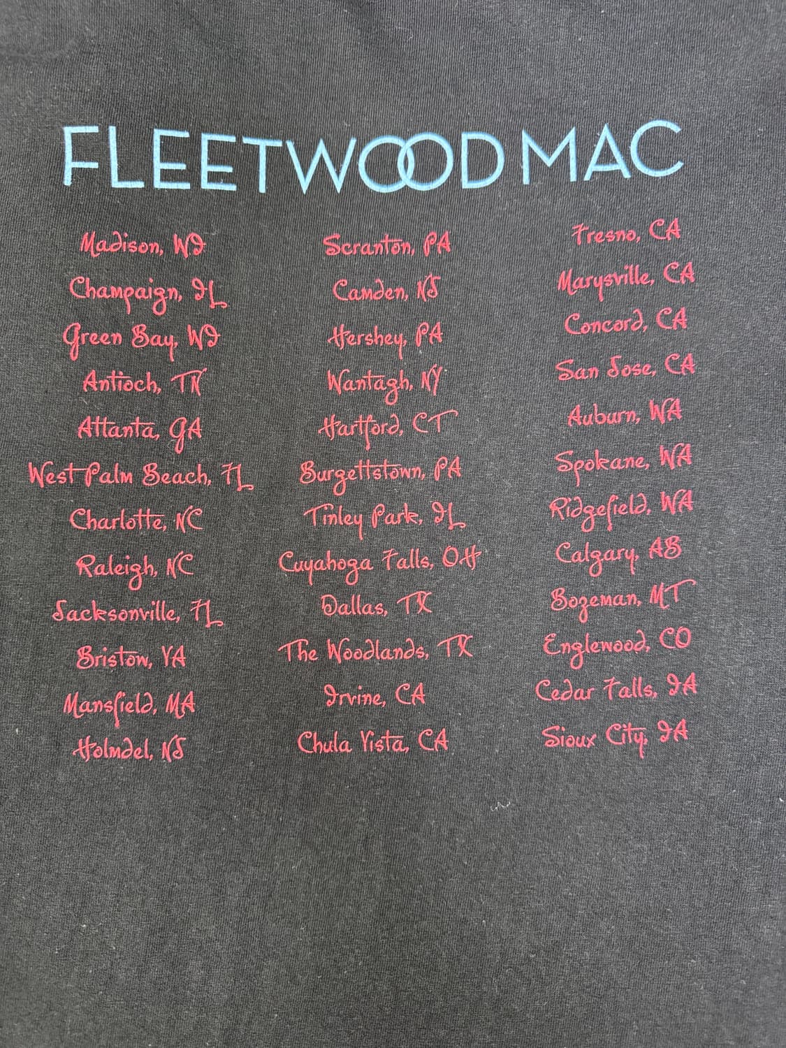 빈티지 00s 플리트우드맥 FLEETWOOD MAC 04 투어티 XL 상품이미지6