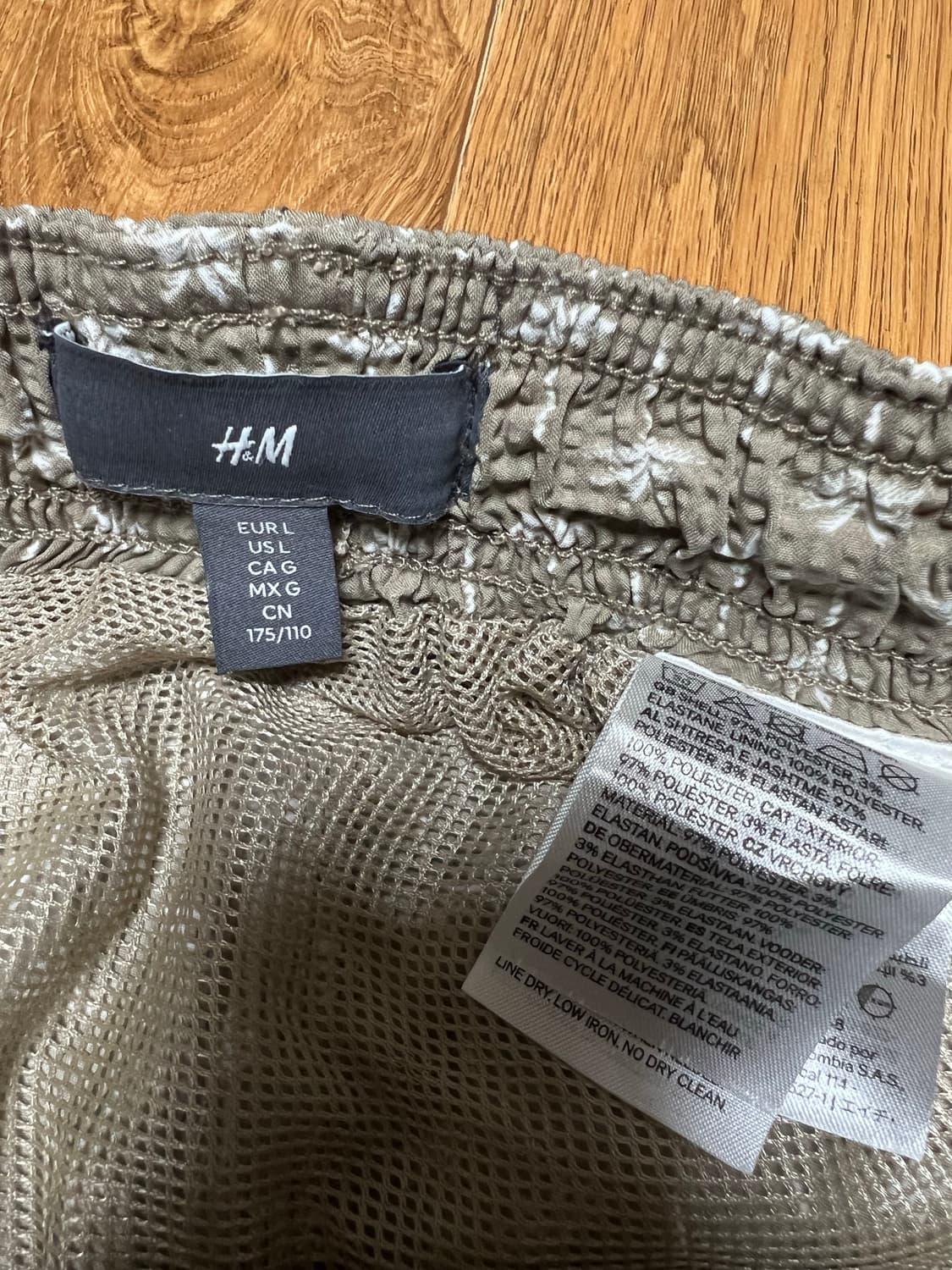 H&M 시어서커 쇼츠 (비치웨어) 상품이미지2