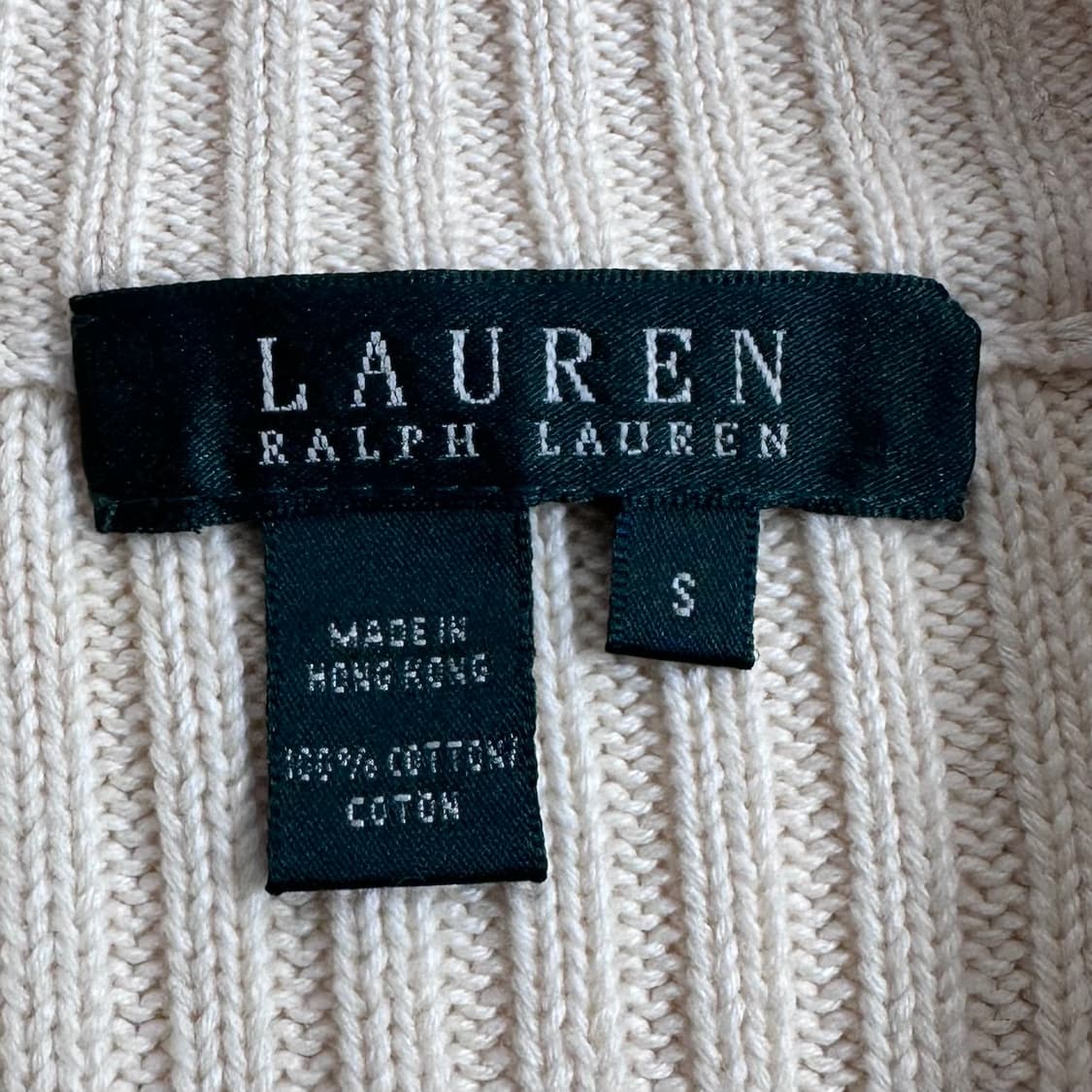 로렌 랄프로렌 니트 버튼 하이넥 가디건 상품이미지5