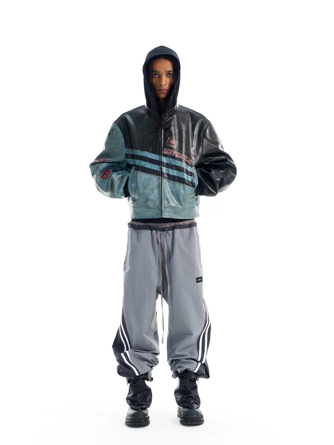 [미노이 착용] Blndnoplan leather jacket  상품이미지3